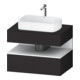 Duravit Meuble sous lavabo Qatego 80x55x60 cm, blanc, avec poignée, 1 tiroir-1
