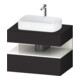 Duravit Meuble sous lavabo Qatego 80x55x60 cm, blanc/gris, 1 tiroir-1