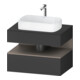 Duravit Meuble sous-lavabo Qatego 80x55x60 cm, blanc mat, 1 tiroir-1