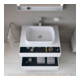 Duravit Meuble sous lavabo Qatego 80x55x60 cm, blanc mat, 1 tiroir