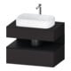 Duravit Meuble sous lavabo Qatego 80x55x60 cm, E blanc/gris m, Pl, niches-1