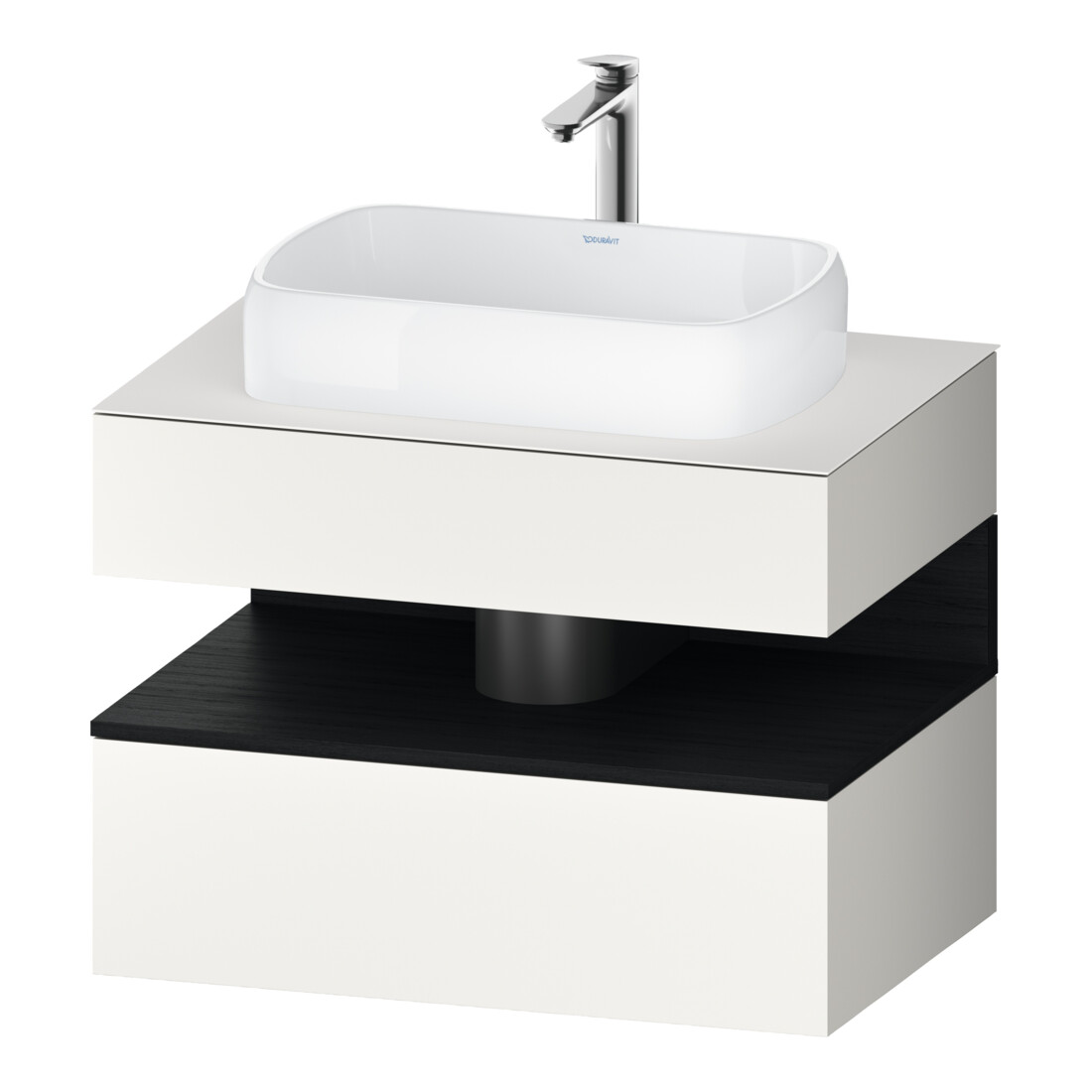 Duravit Meuble sous-lavabo Qatego 80x55x60 cm, E ch/bl m, Pl, niches