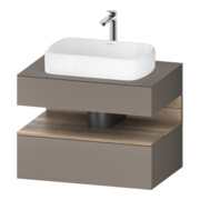 Duravit Meuble sous-lavabo Qatego 80x55x60 cm, E Ma/Ba m, Pl, niches
