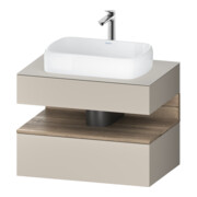 Duravit Meuble sous-lavabo Qatego 80x55x60 cm, E Ma/t m, Pl, niches