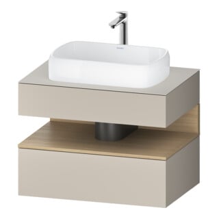 Duravit Meuble sous lavabo Qatego 80x55x60 cm, E na/tau m, Pl, niche