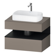 Duravit Meuble sous-lavabo Qatego 80x55x60 cm, E sw/Bas m, Pl, 1 tiroir-1