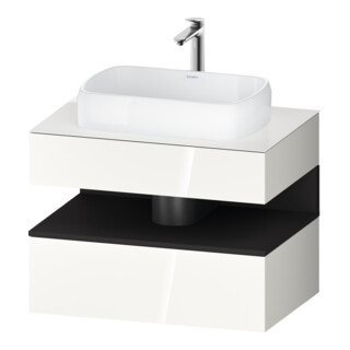 Duravit Meuble sous-lavabo Qatego 80x55x60 cm, gris m/we g, Pl, niche