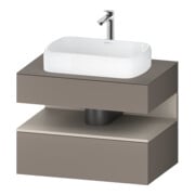 Duravit Meuble sous-lavabo Qatego 80x55x60 cm, T m/ba m, Pl, 1 tiroir-1