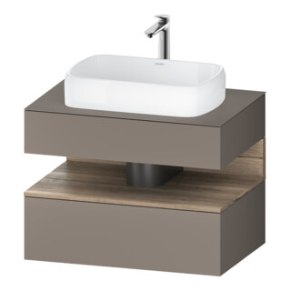 Duravit Meuble sous lavabo Qatego 80x55x60cm, E Ma/Ba m, Pl, 1 tiroir