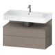 Duravit Meuble sous lavabo Qatego 99x47x59 cm, blanc mat, 1 porte, avec niche-1