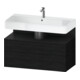 Duravit Meuble sous lavabo Qatego 99x47x59 cm, blanc œuf, 1 tiroir, 1 coulissant-1