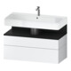 Duravit Meuble sous-lavabo Qatego 99x47x59 cm, E ch/bl m, 1 porte, 1 tiroir-1
