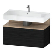 Duravit Meuble sous-lavabo Qatego 99x47x59 cm, E Ma/E s, 1 porte, avec niche