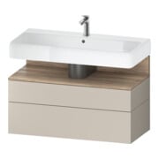 Duravit Meuble sous-lavabo Qatego 99x47x59 cm, E Ma/t m, 1 porte, 1 tiroir-1