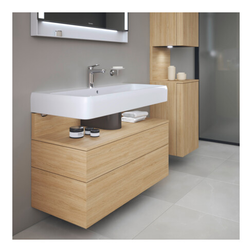 Duravit Meuble sous-lavabo Qatego 99x47x59 cm, E N, 1 porte, avec niches