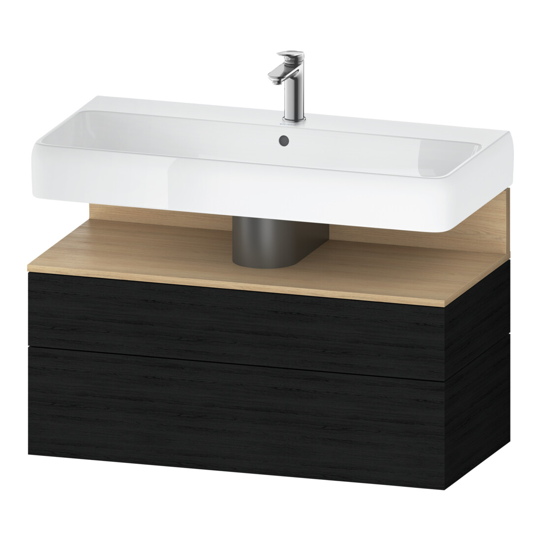Duravit Meuble sous-lavabo Qatego 99x47x59 cm, E Na/E s, 1 porte, 1 tiroir