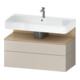 Duravit Meuble sous-lavabo Qatego 99x47x59 cm, E na/tau m, 1 porte, 1 tiroir-1