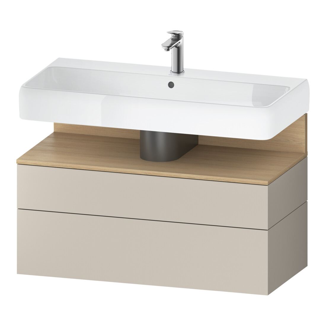 Duravit Meuble sous-lavabo Qatego 99x47x59 cm, E na/tau m, 1 porte, m B