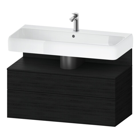 Duravit Meuble sous lavabo Qatego 99x47x59 cm, E s, 1 porte, avec niche