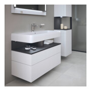 Duravit Meuble sous lavabo Qatego 99x47x59 cm, gris m/blanc m, 1 porte, m B-4