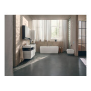 Duravit Meuble sous lavabo Qatego 99x47x59 cm, gris/mat blanc, 1 porte, 1 tiroir-4