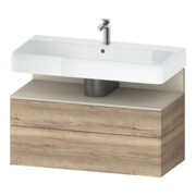 Duravit Meuble sous lavabo Qatego 99x47x59 cm, T avec E ma, 1 porte, avec niches-1