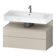Duravit Meuble sous lavabo Qatego 99x47x59 cm, T m, 1 porte, avec niche-1