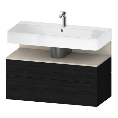 Duravit Meuble sous-lavabo Qatego 99x47x59 cm, T m/E s, 1 porte, 1 tiroir