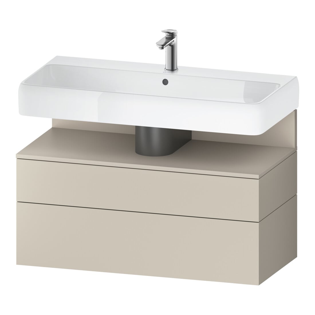 Duravit Meuble sous lavabo Qatego 99x47x59 cm, T m/ta m, 1 porte, m niches