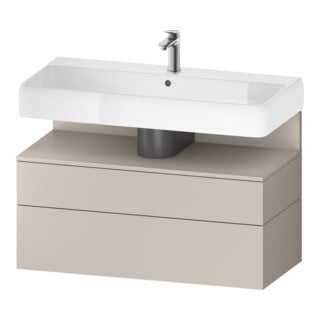 Duravit Meuble sous-lavabo Qatego 99x47x59 cm, T ma, 1 tiroir, 1 coulissant