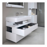 Duravit Meuble sous-lavabo Qatego 99x47x59cm, blanc mat, 1 porte, avec niche-4