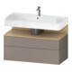 Duravit Meuble sous-lavabo Qatego 99x47x59cm, E na/b m, 1 porte, 1 tiroir-1