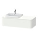 Duravit Meuble sous lavabo sans ES Happy D.2 Plus 35,4x130cm, 1 tiroir, blanc mat, gauche-1