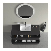 Duravit Meuble sous-lavabo sans ES Happy D.2 Plus 40,8x130x55 cm, 2 tiroirs, graph supermat-4