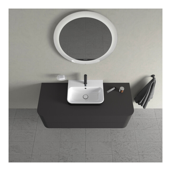 Duravit Meuble sous-lavabo sans ES Happy D.2 Plus 40,8x130x55 cm, 2 tiroirs, graph supermat