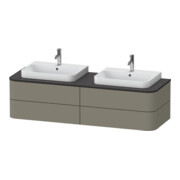 Duravit Meuble sous-lavabo sans ES Happy D.2 Plus 40,8x160 cm, 4 tiroirs, BP b, st-g s-mat-1