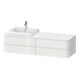 Duravit Meuble sous-lavabo sans ES Happy D.2 Plus 40,8x160 cm, 4 tiroirs, BP l, graphite mat