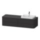 Duravit Meuble sous-lavabo sans ES Happy D.2 Plus 40,8x160 cm, 4 tiroirs, graph mat, droit-1