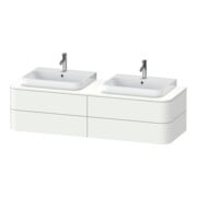 Duravit Meuble sous-lavabo sans ES Happy D.2 Plus 40,8x160cm, 4 tiroirs, BP b, blanc satiné