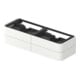 Duravit Meuble sous-lavabo sans ES Happy D.2 Plus 40,8x160cm, 4 tiroirs, BP b, blanc satiné-5