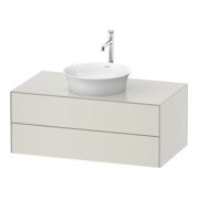 Duravit Meuble sous lavabo sans ES White Tulip 40,8x100x55, 2 tiroirs, blanc nord mat-1