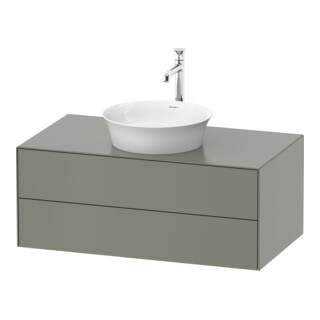 Duravit Meuble sous lavabo sans ES White Tulip 40,8x100x55 cm, 2 tiroirs, gris pierre mat