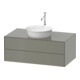 Duravit Meuble sous lavabo sans ES White Tulip 40,8x100x55 cm, 2 tiroirs, gris pierre mat-1