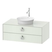 Duravit Meuble sous lavabo sans ES White Tulip 40,8x80x55, 2 tiroirs, blanc satiné