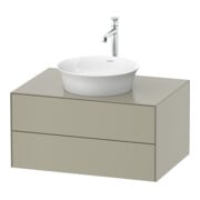 Duravit Meuble sous lavabo sans ES White Tulip 40,8x80x55, 2 tiroirs, taupe mat soyeux