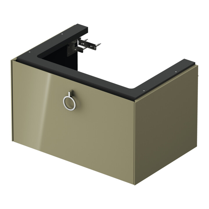 Duravit Meuble sous lavabo sans ES White Tulip 41x68,4x45,8 cm, 1 tiroir, gris pierre brillant