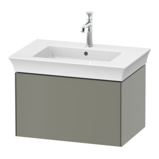 Duravit Meuble sous lavabo sans ES White Tulip 41x68,4x45,8 cm, 1 tiroir, gris pierre mat