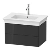 Duravit Meuble sous lavabo sans ES White Tulip 41x68,4x45,8 cm, 2 tiroirs, graph hgl