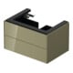 Duravit Meuble sous-lavabo sans ES White Tulip 41x68,4x45,8 cm, 2 tiroirs, gris pierre brillant-2