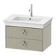 Duravit Meuble sous-lavabo sans ES White Tulip 41x68,4x45,8 cm, 2 tiroirs, Tau soie mat-1